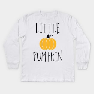 Little Pumpkin Kids Long Sleeve T-Shirt